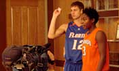 [He Shoots, He Scores! Florida Basketball Ad Shot at UF's Levin College of Law]