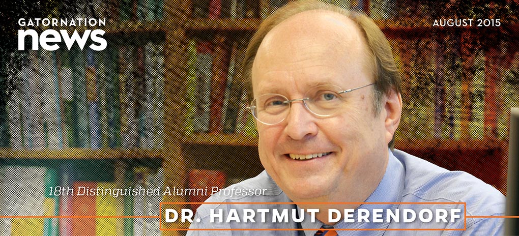 18th Distinguished Alumni Professor, Dr. Hartmut Derendorf