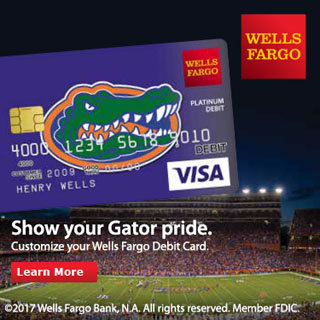 Wells Fargo Gator Debit Card