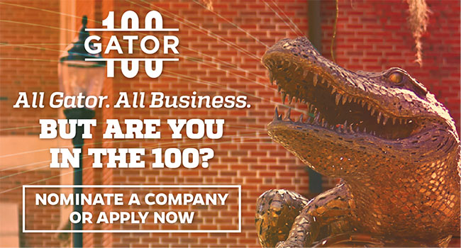 All Gator. All Business.  But are you in the 100?